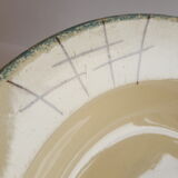 Set of 3 vintage old soup plates