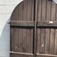 Pair of old shutters
