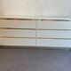 Commode double en laque beige années 80’ Eric Maville