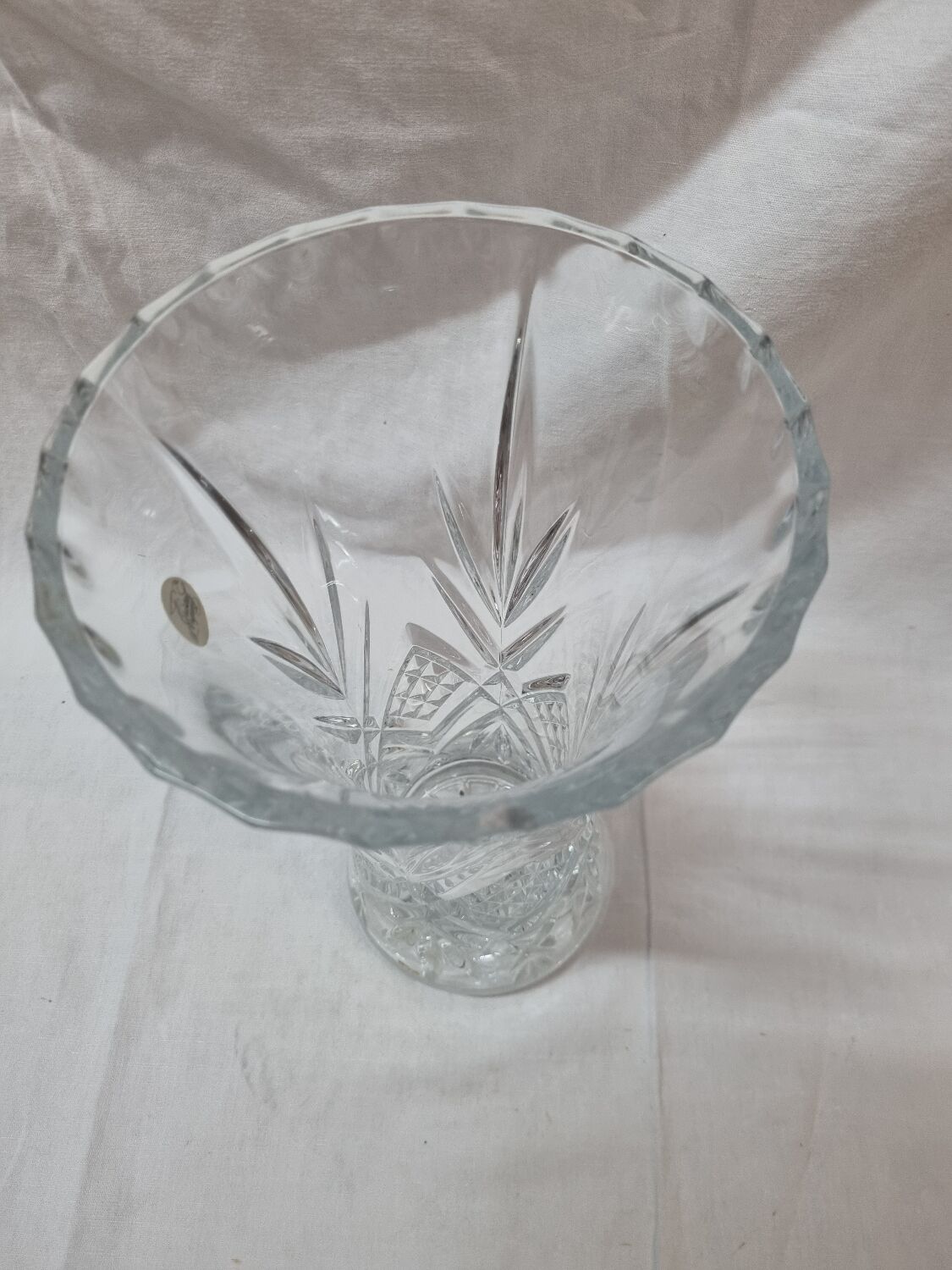 Arc crystal vase from 1980