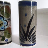 6 ceramic cup vases by Mexico