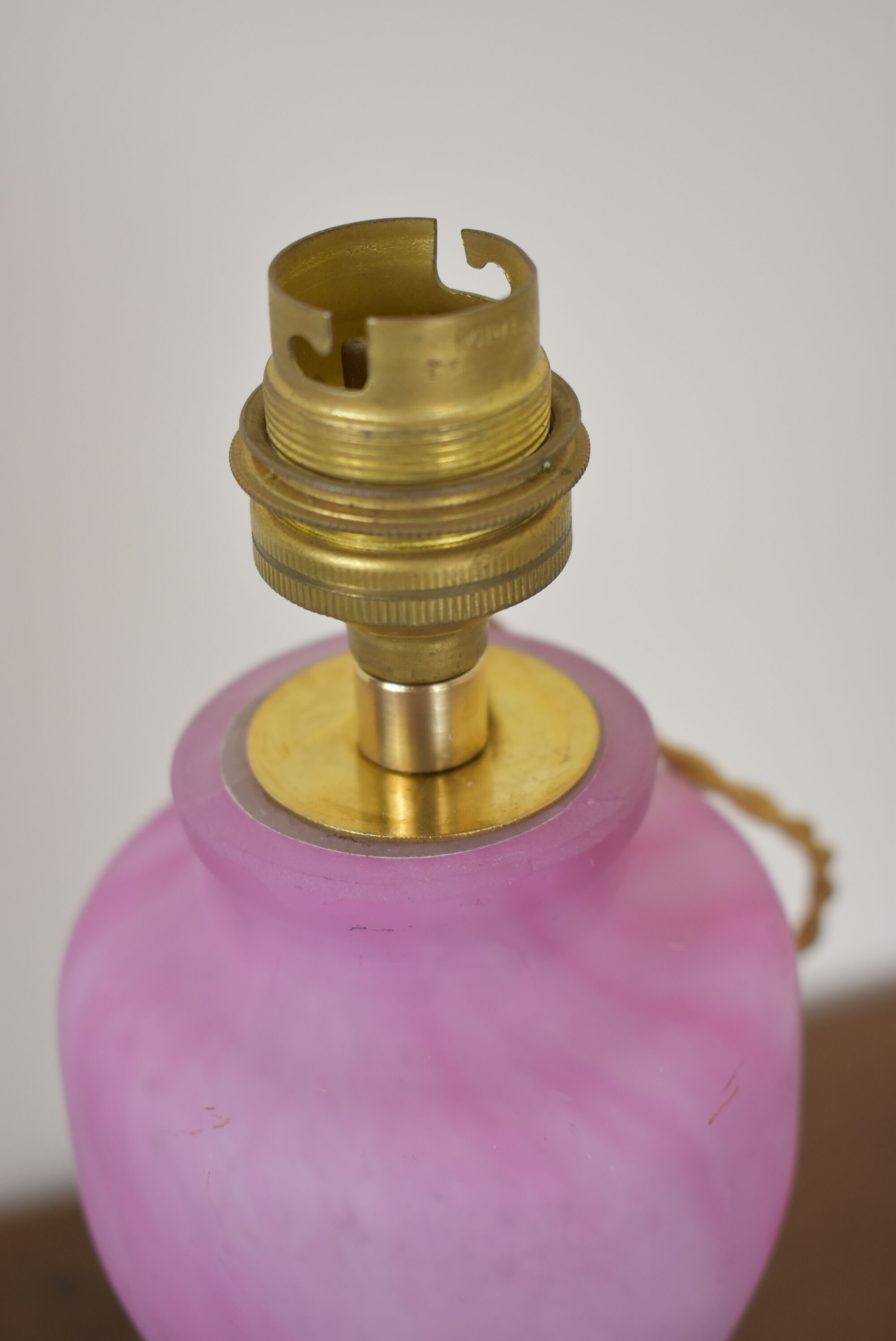 glass paste lamp foot by A. France