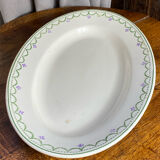 Iron clay dishes, Longwy, Violetta collection