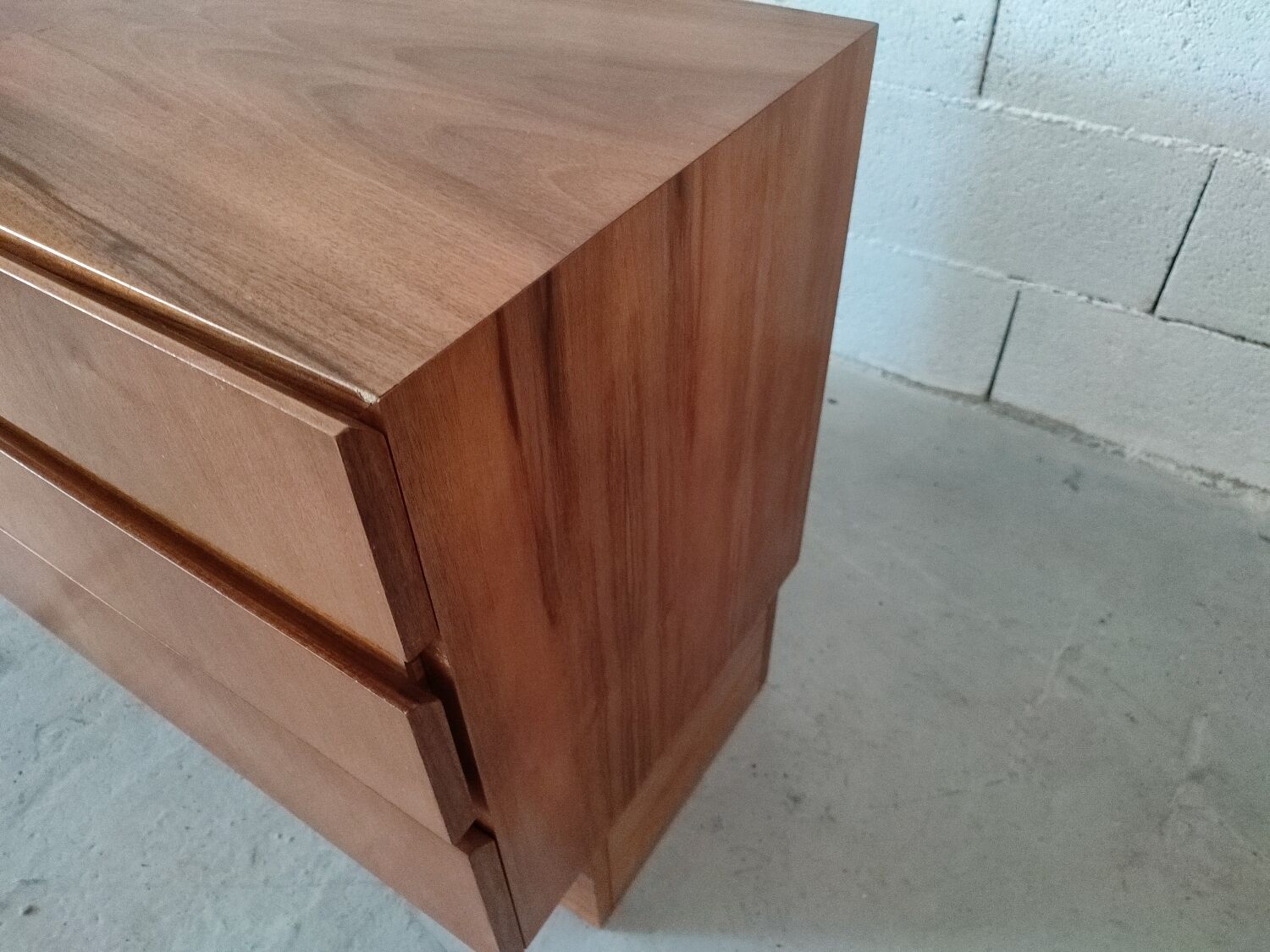 Scandinavian rosewood chest of drawers