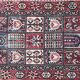 Carpet vintage Persian Bakhtiar made hand 144 x 198 cm