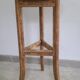 Old solid oak plant stand