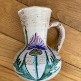 Small thistle pitcher Vallauris