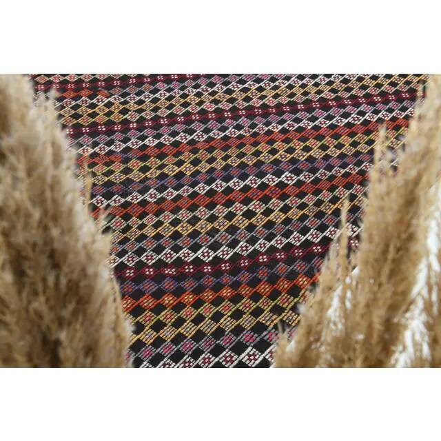 1970s vintage Turkish Oushak handmade wool cotton brown area rug 182x289