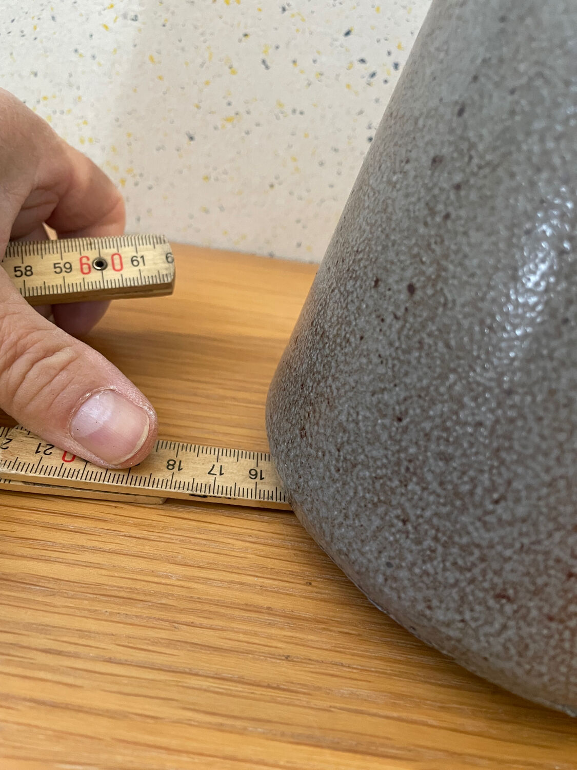 Jug, stoneware carafe, 1950s-60s