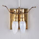 Crystal Wall Lamps set of 3 by J.T. Kalmar, 1960s