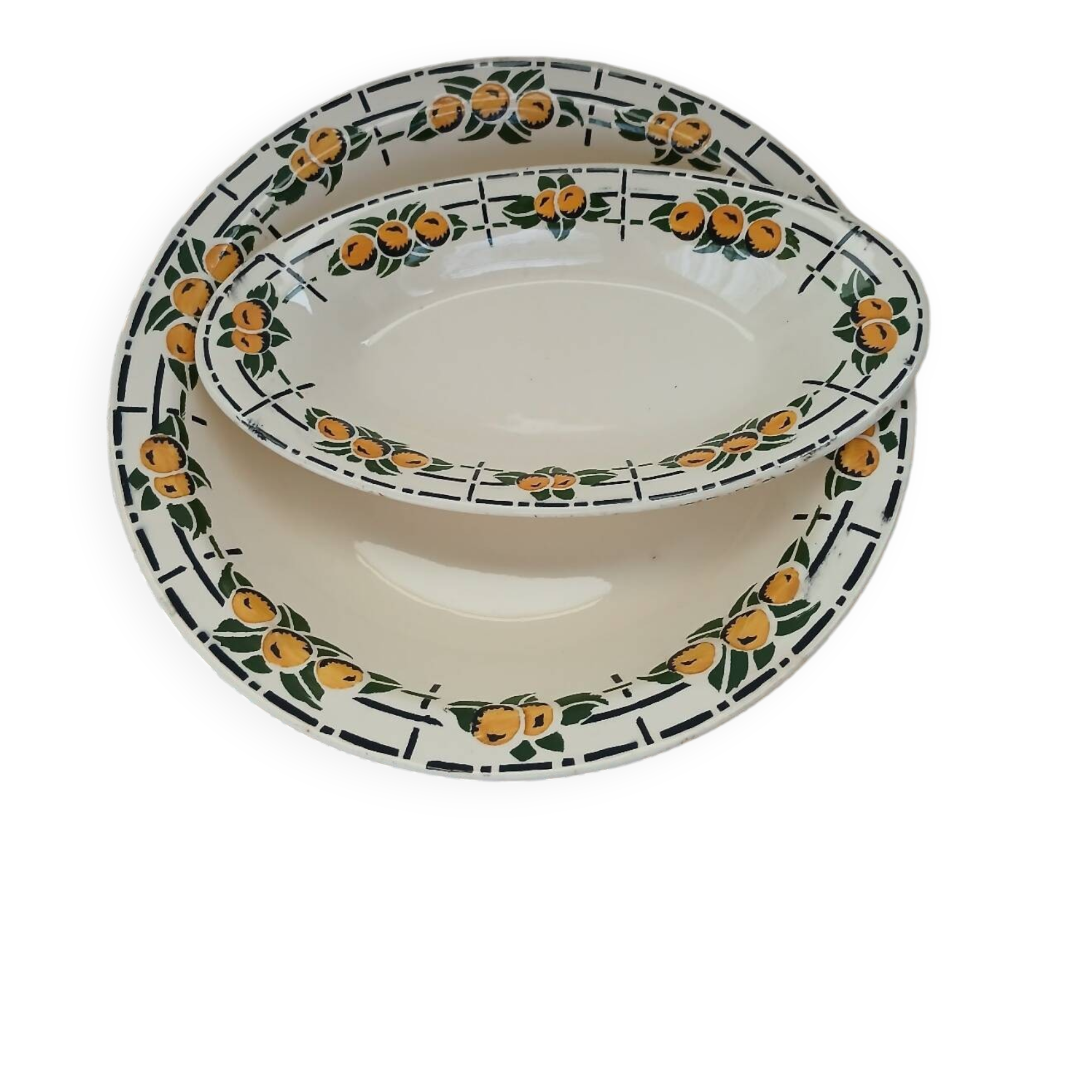 2 old dishes "Normandy" New Galleries