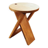 Suzy light wood stools, Adrian Reed, 1970