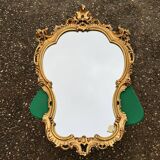 Rococo mirror in gilded wood