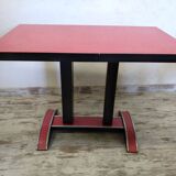 Red bistro table 50s