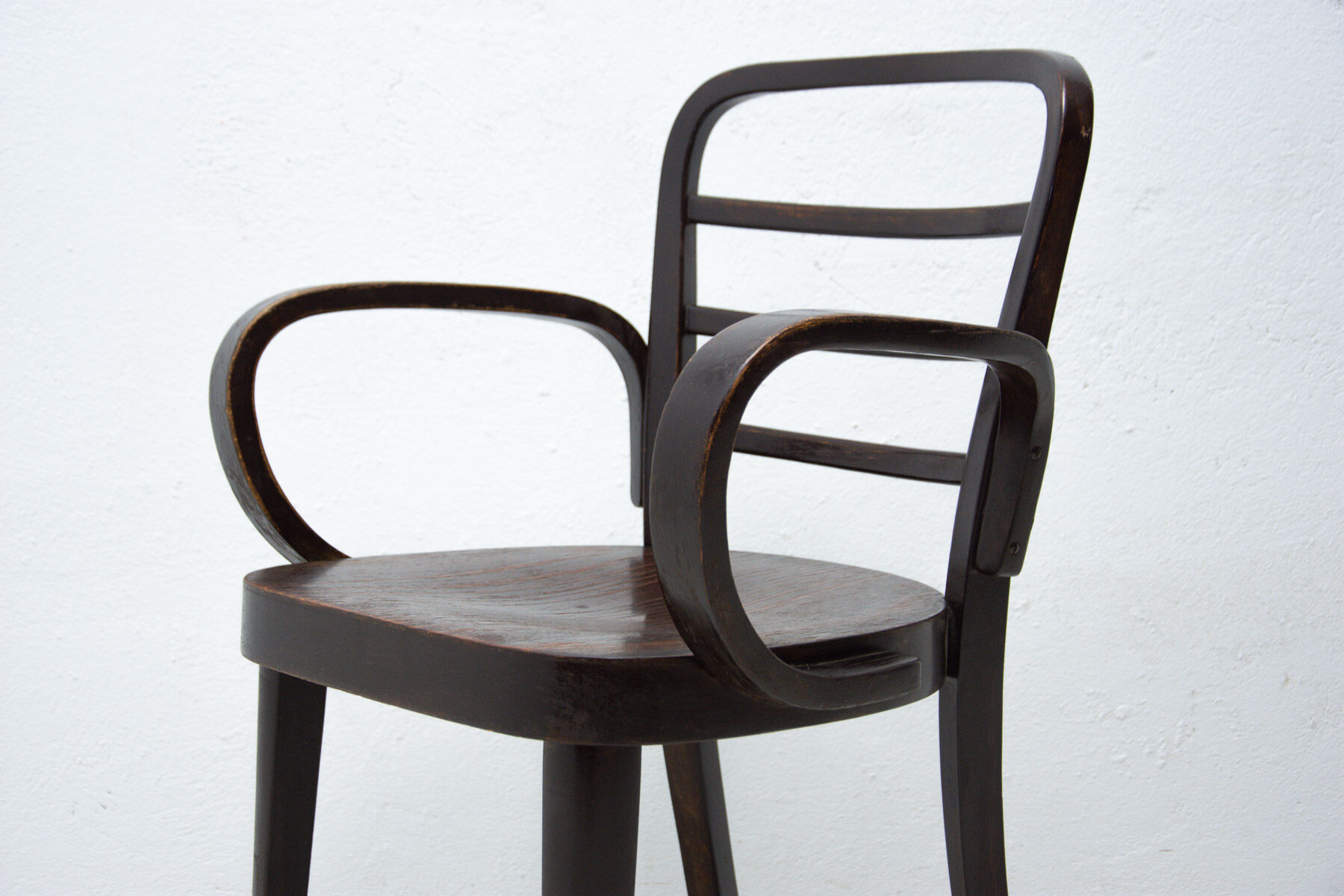 Art deco writing desk chair, 1930, bohemia