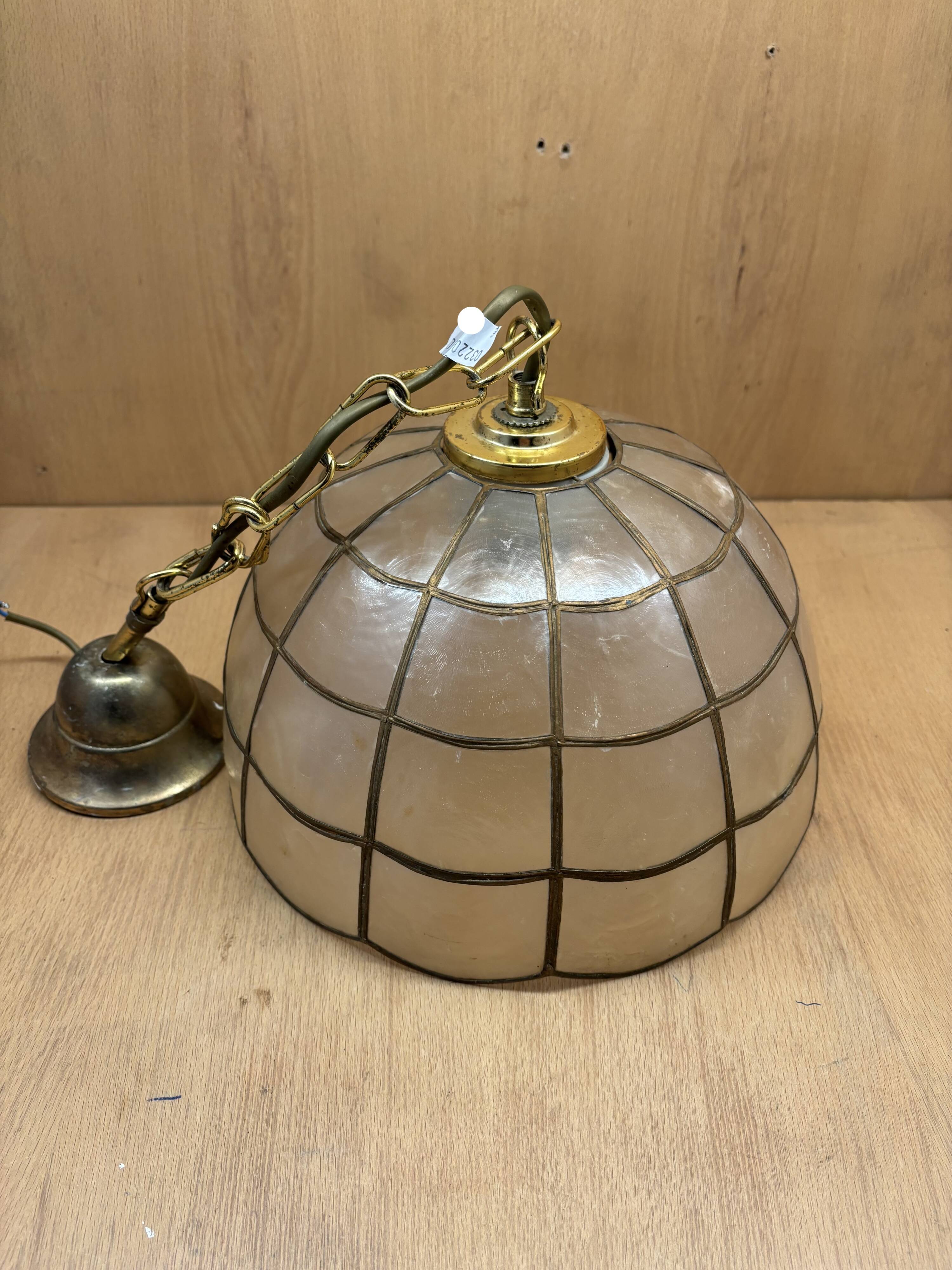 Suspension nacre & laiton