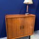 Meuble de rangements acajou vintage 60