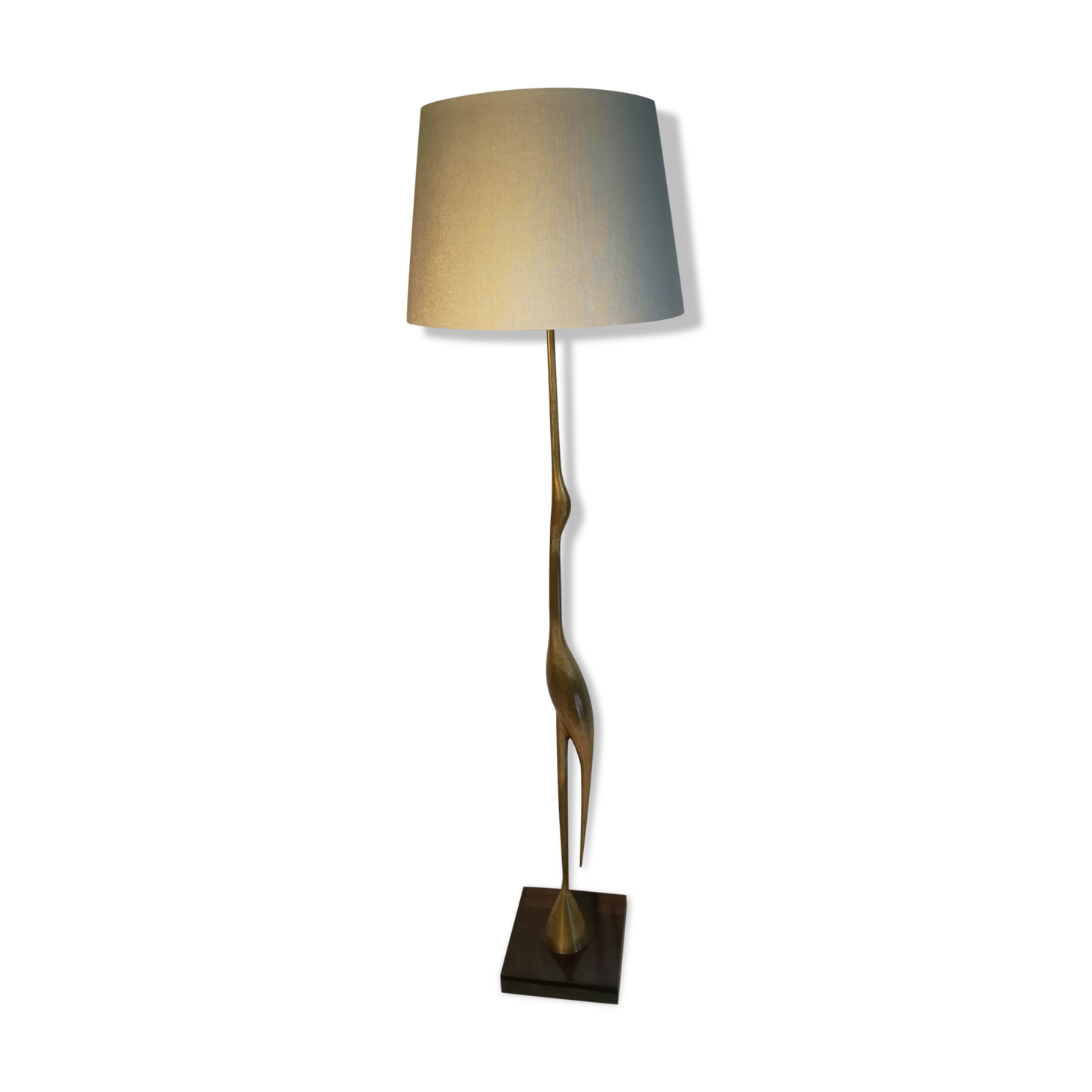 Floor lamp by René Broissand in bronze circa 1970