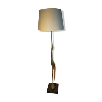 Lampadaire  par René  Broissand en bronze vers 1970