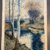 20th century undergrowth landscape