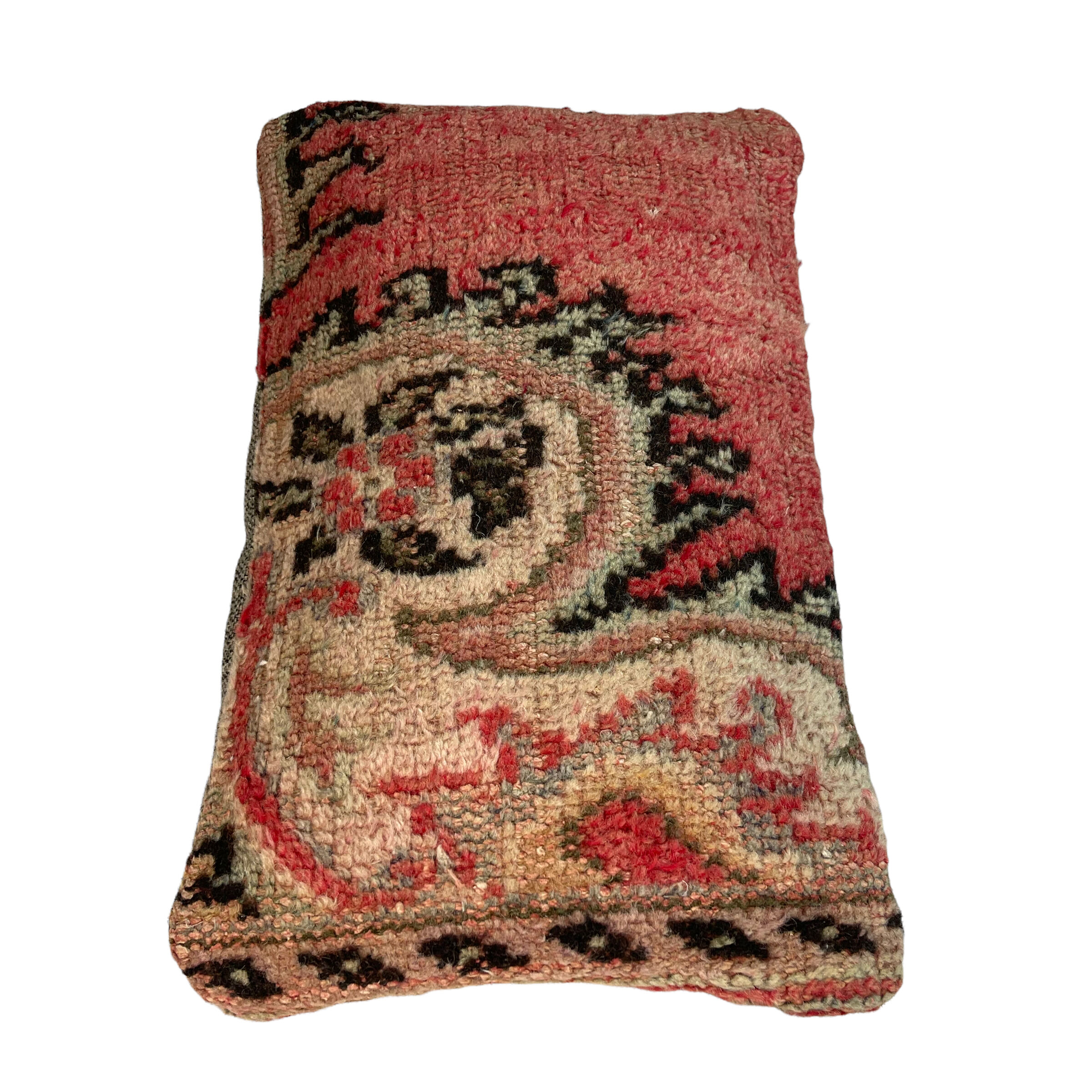 Vintage turkish rug cushion cover, 30 x 50 cm