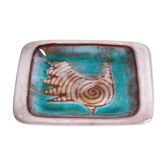 Ceramic pocket empty signed Cloutier