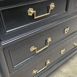 Louis XVI style black commode