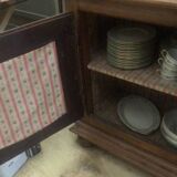 Antique sideboard with diamond point doors