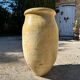 Ancient terracotta pottery jar from the 19th century.