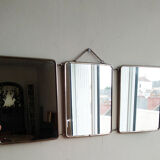 Mirror barber triptych - 60.5 x 25 cm