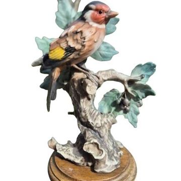 Superbe statuette d'oiseau en porcelaine Giuseppe Armani (Florence, Italie)