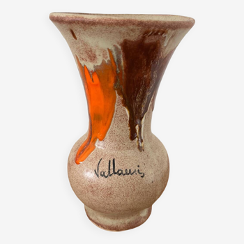 Vintage Vallauris sandstone vase