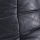 Vintage Togo Ligne Roset 2 seater sofa blue leather by Michel Ducaroy 1990s