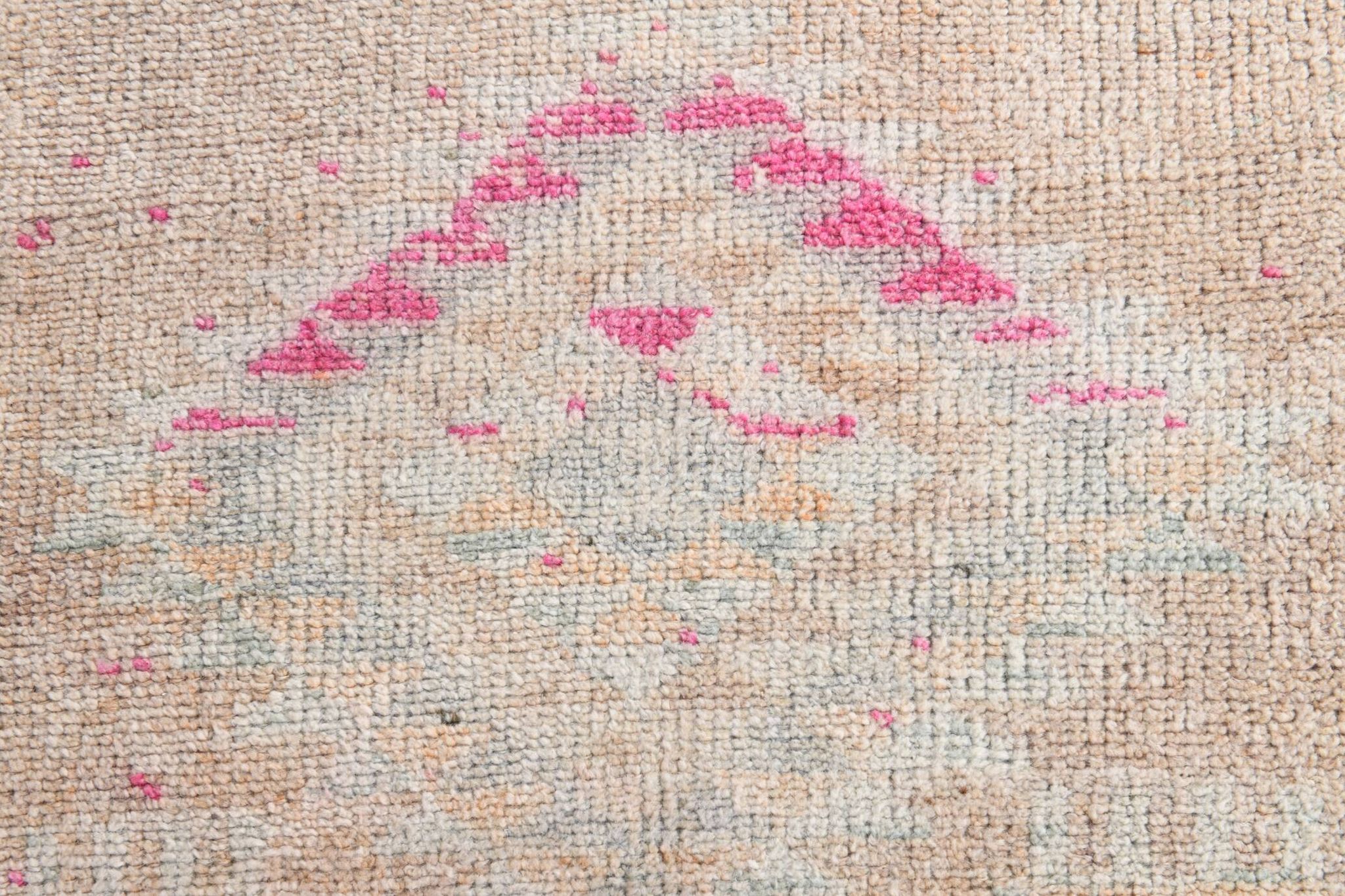 3x12 Pale Orange Beige Turkish Vintage Runner Rug, 86x352Cm SK 18322