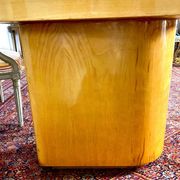 Bureau boomerang art déco, 1940 environ