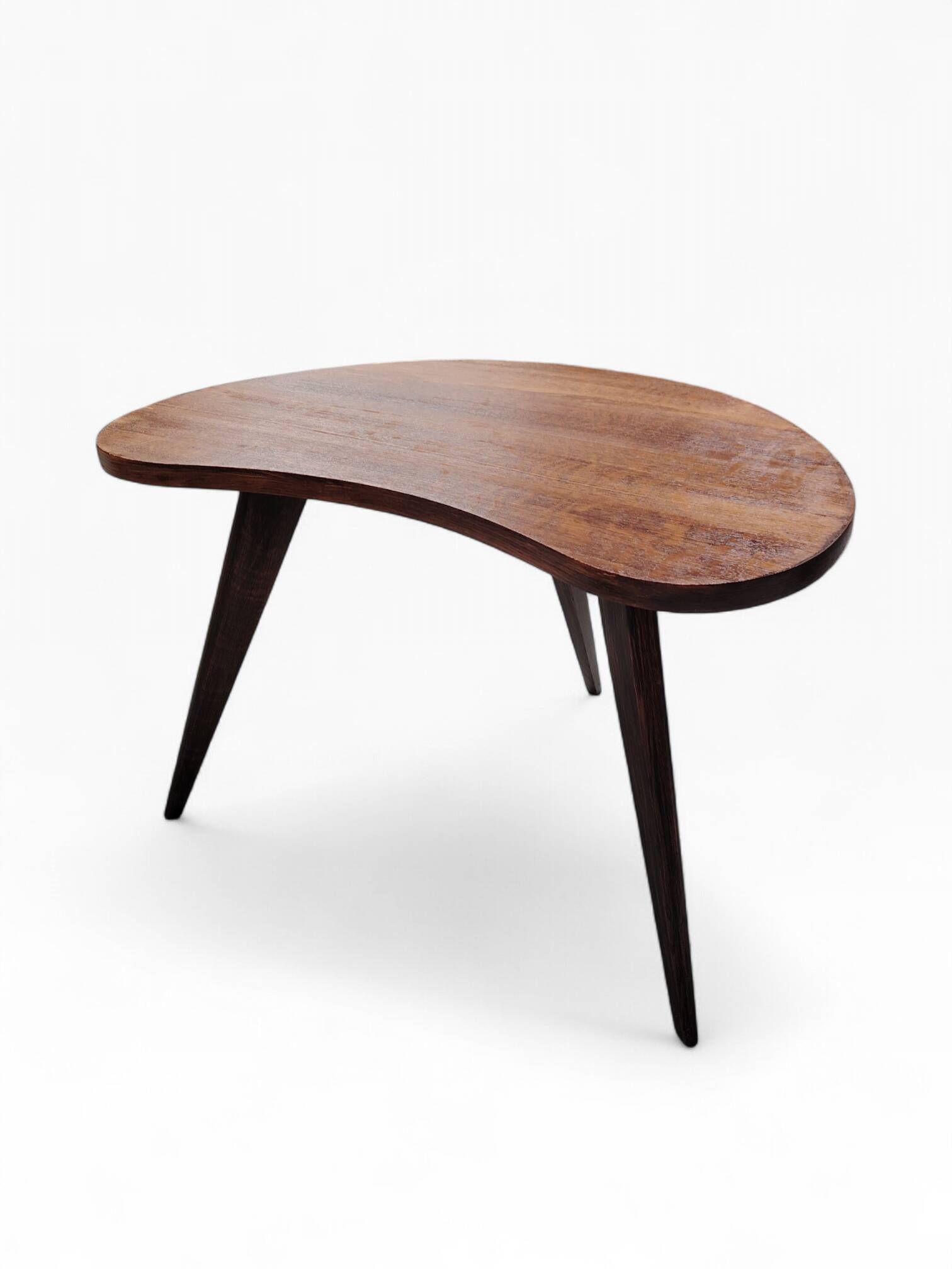 Tripod coffee table in bean shape - 1950s