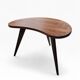 Tripod coffee table in bean shape - 1950s