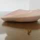 Vide poche en céramique rose de forme libre, 1950, vintage