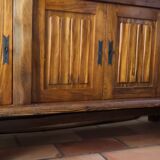Enfilade en orme massif vintage 1950
