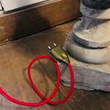 Table of old baluster lamp