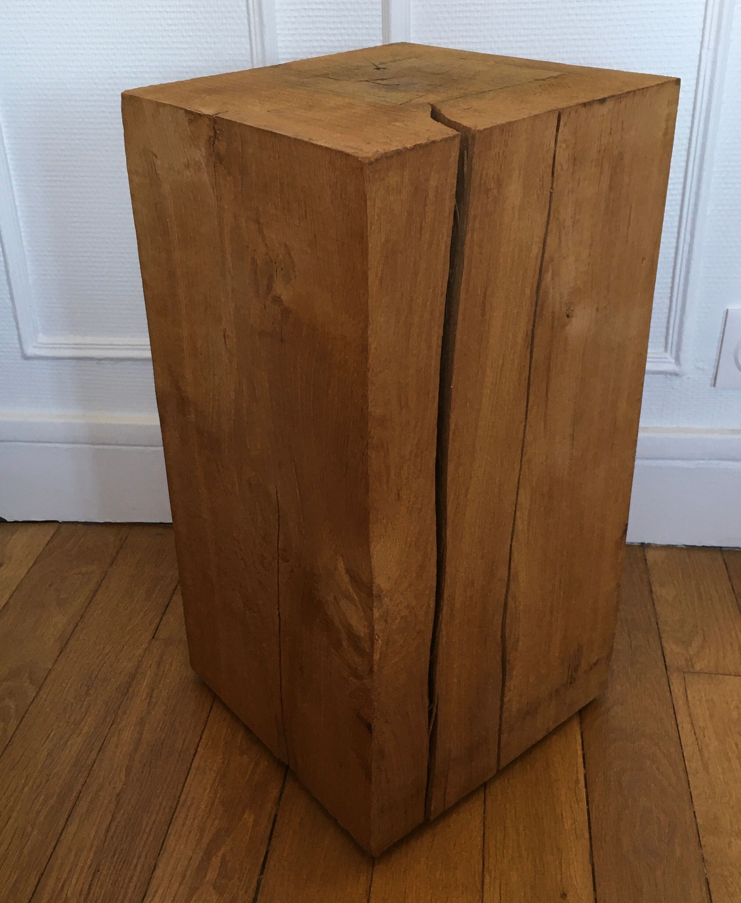 Merlin solid oak sofa end