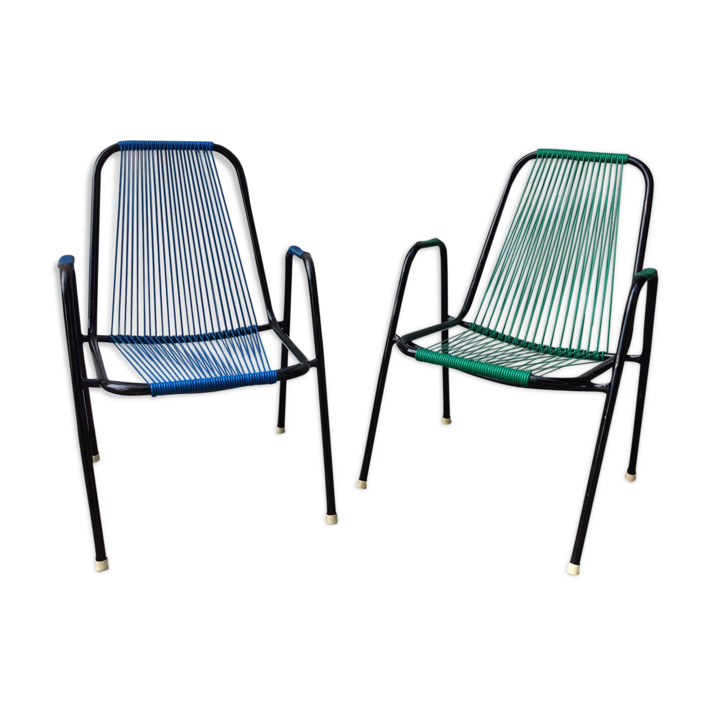 Pair of armChairs scoubidou