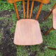 Trio chaises bistrot monobloc
