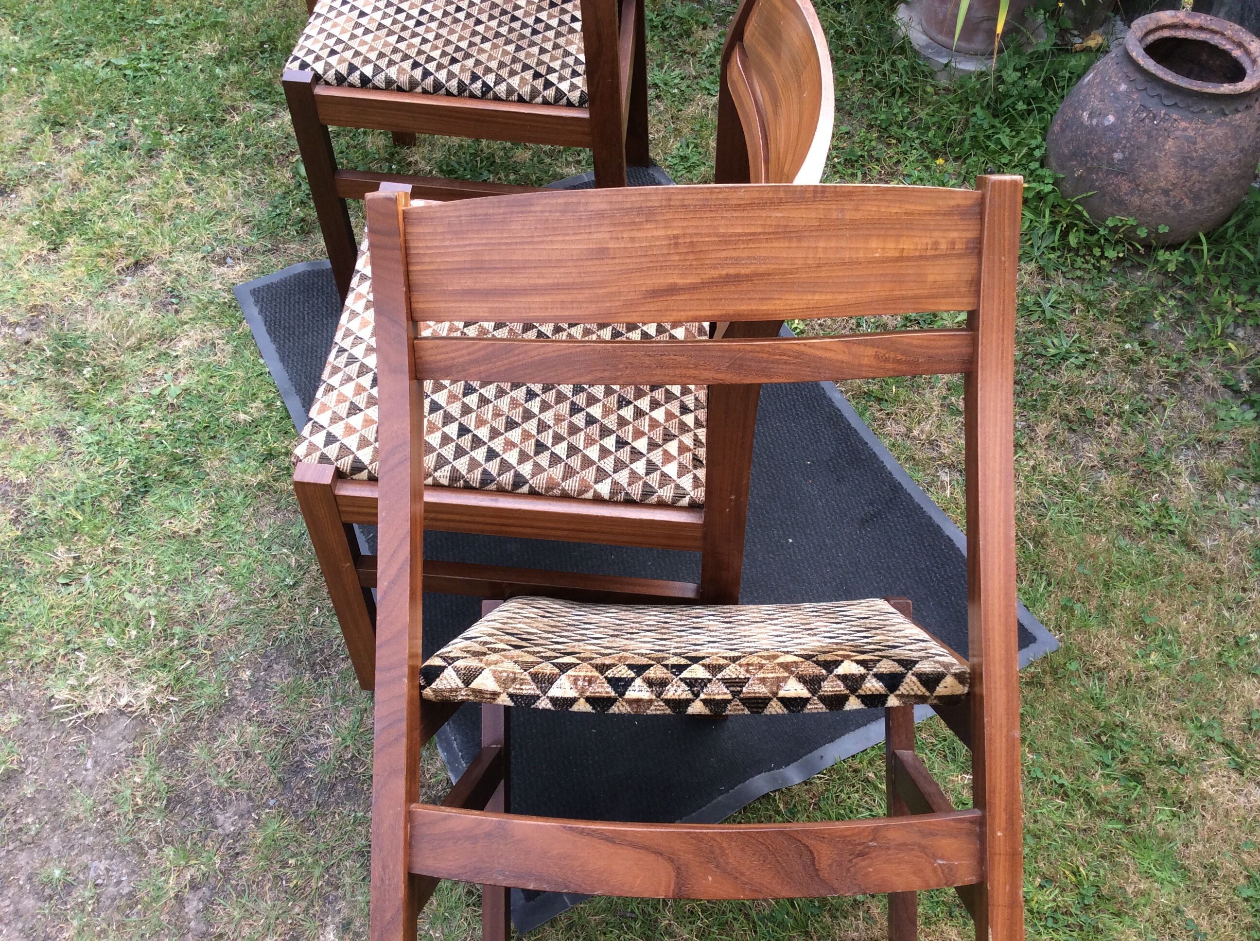 Vintage Scandinavian teak chairs