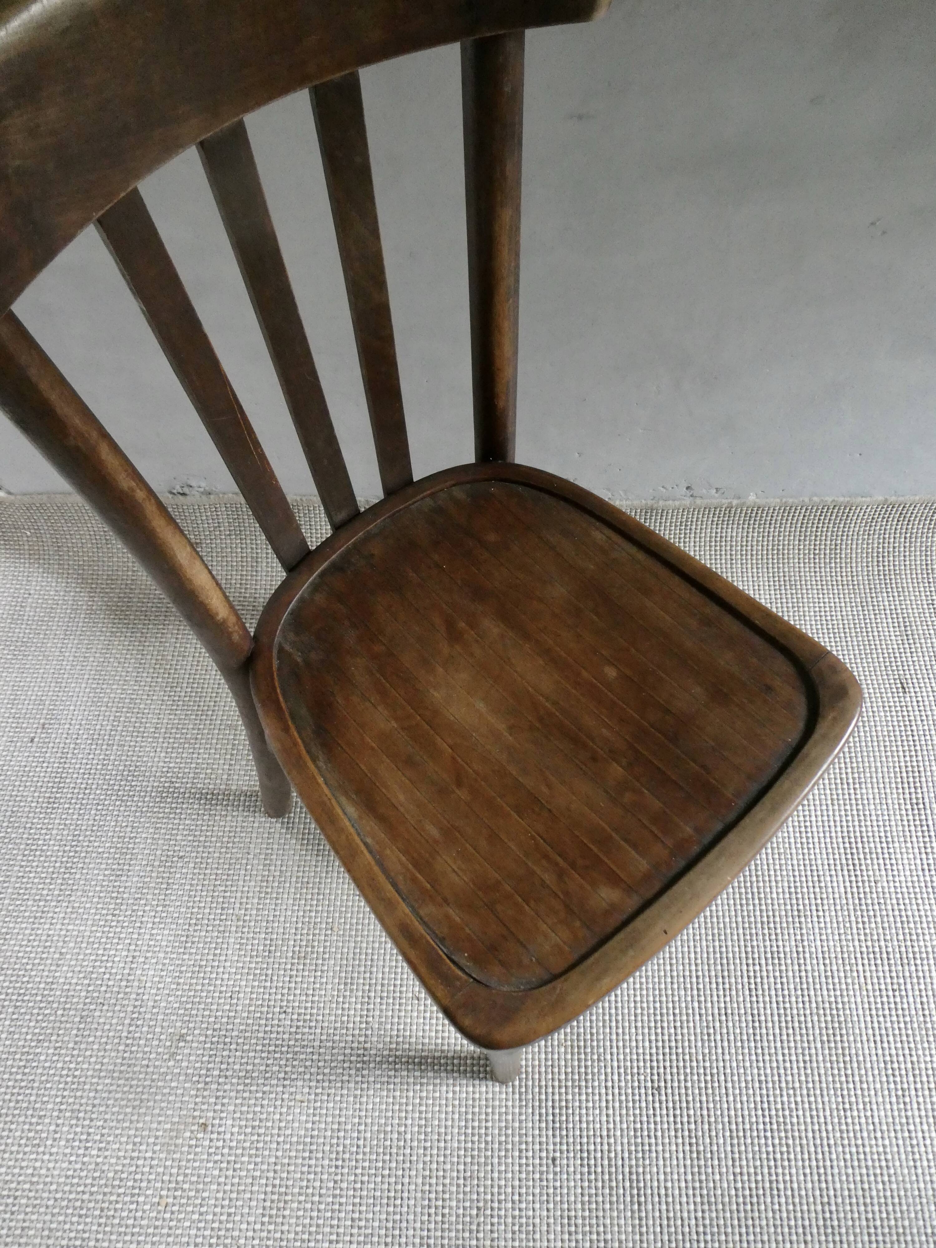 Chaise de bistrot des années 40-50