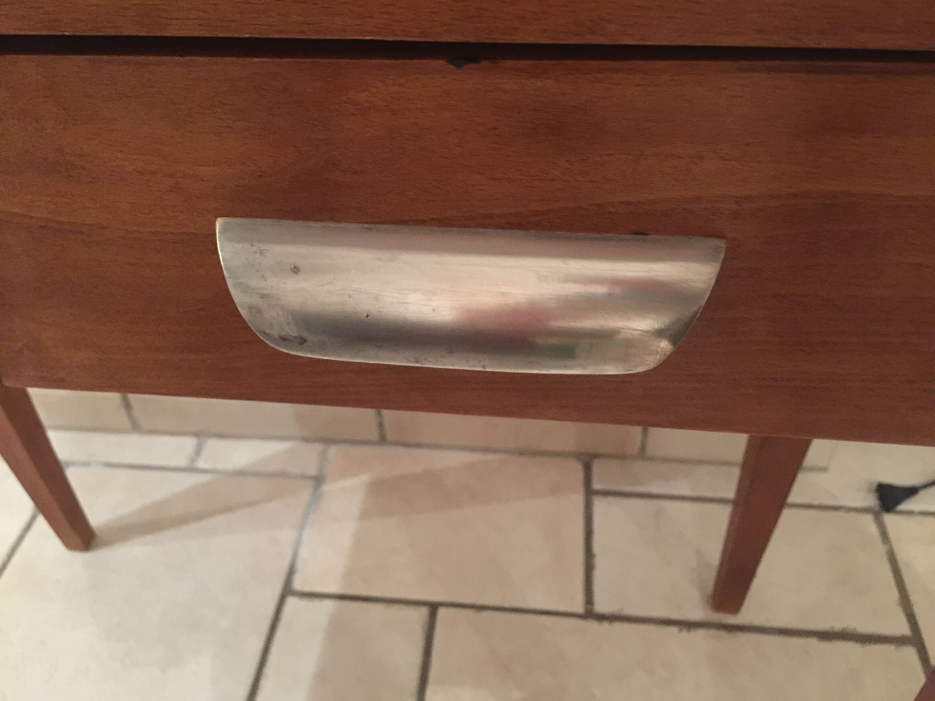 Art deco dressing table and marble