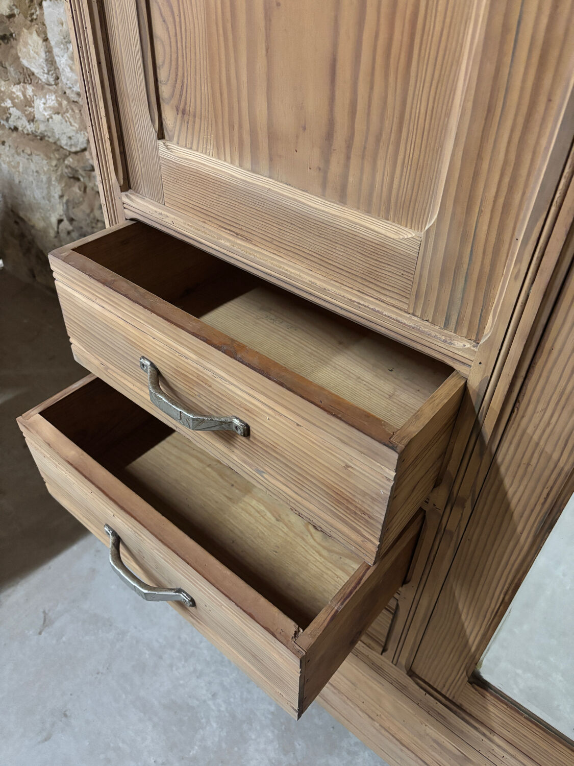 Antique Art Deco wardrobe