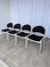 Set of 4 Vintage Aeon Mondial Stackable Chair / Dutch Postmodern Dining Cha