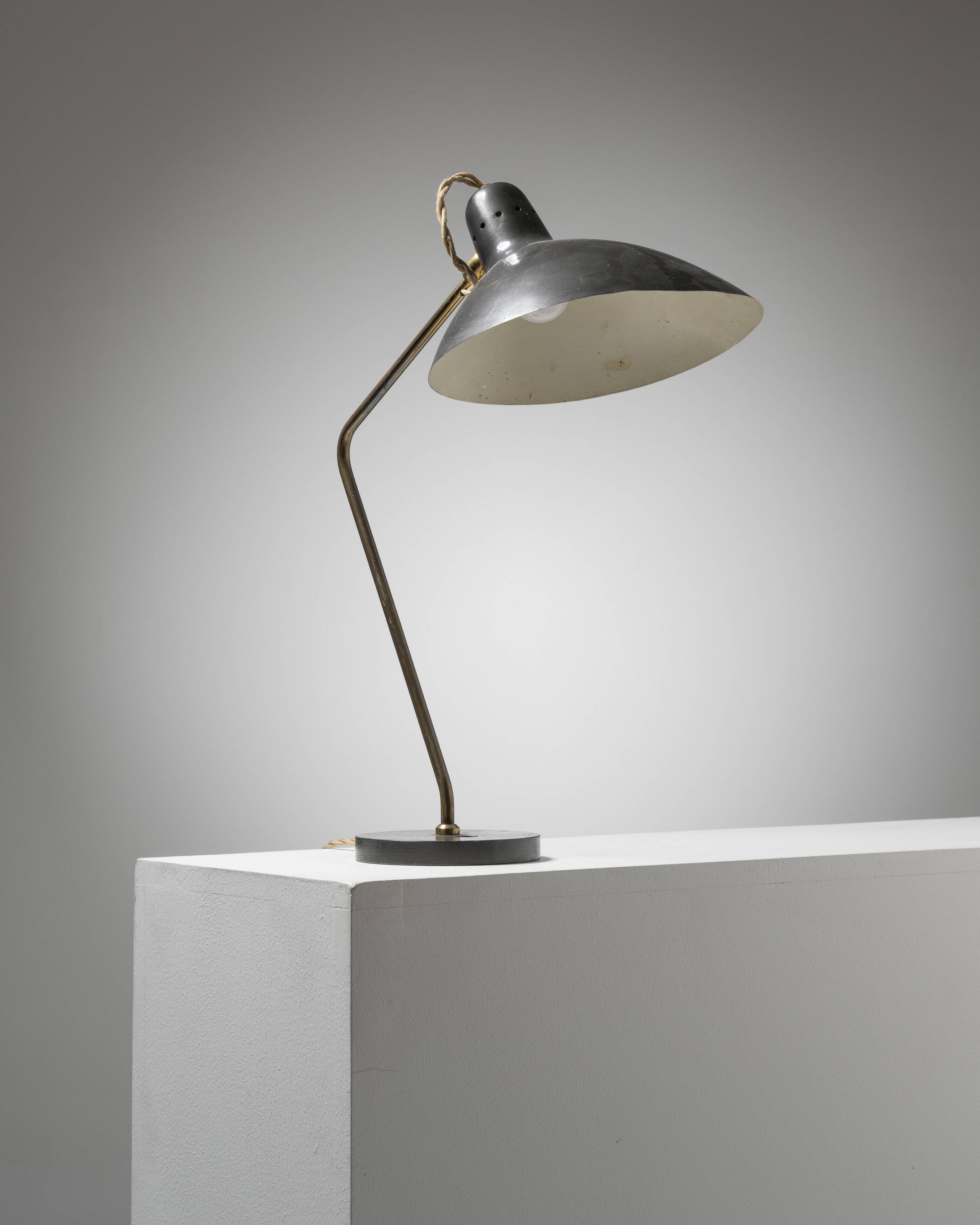 Lampe de bureau édition caillat, jean-boris lacroix, 1960s