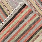 5x9 Soft Pastel Red Vintage Kilim Rug 150x290Cm SK 32959